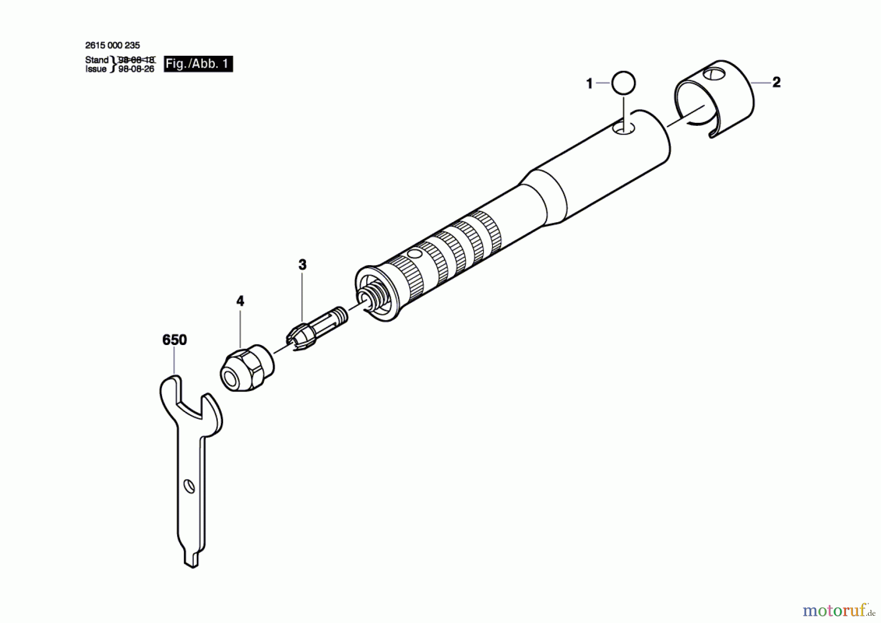  Bosch Werkzeug Handgriff-Set ---- Seite 1