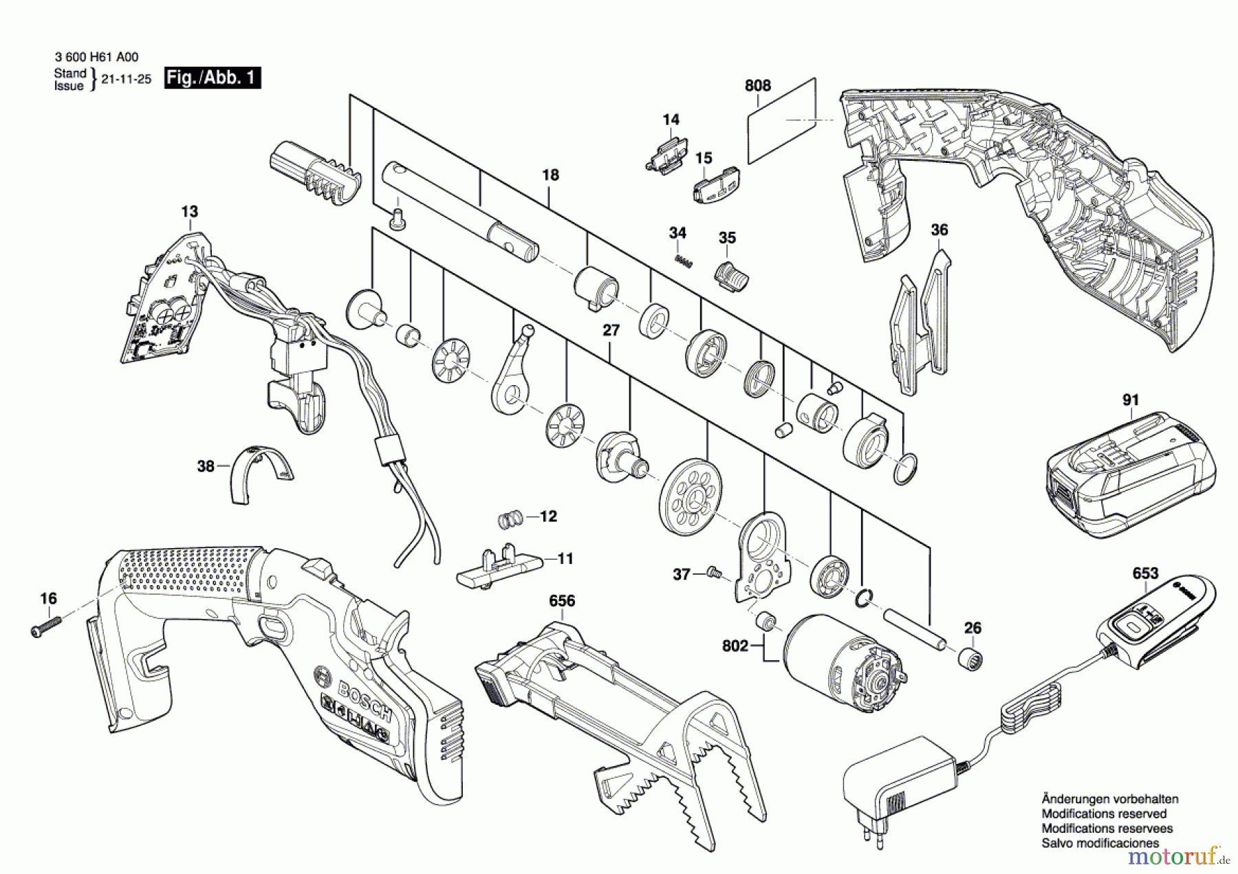  Bosch Akku Werkzeug Akku-Säbelsäge KEO 18V Seite 1