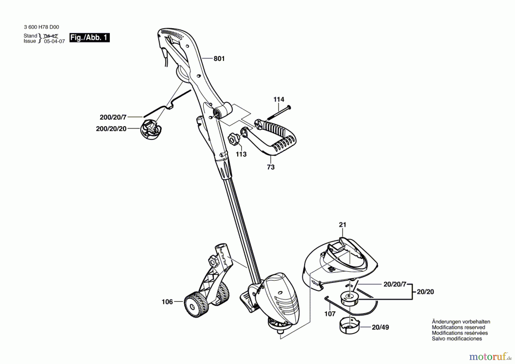  Bosch Gartengeräte Rasentrimmer ART 30 COMBITRIM Seite 1