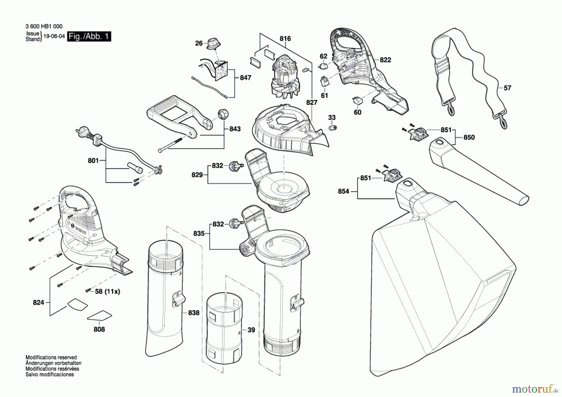  Bosch Gartengeräte Gartensaug-/blasgerät UniversalGardenTidy Seite 1