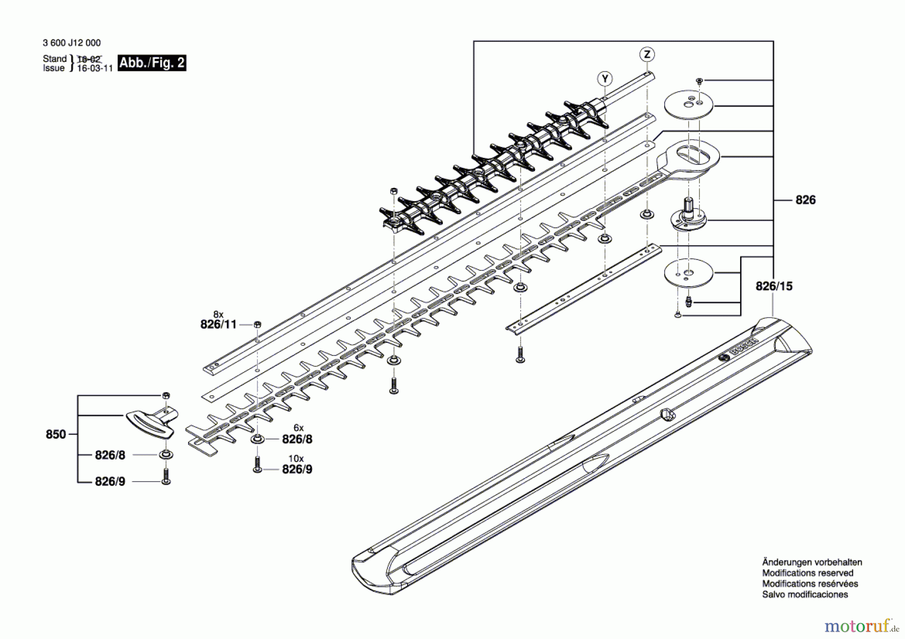  Bosch Gartengeräte Gw-Heckenschere GHE 60 R Seite 2