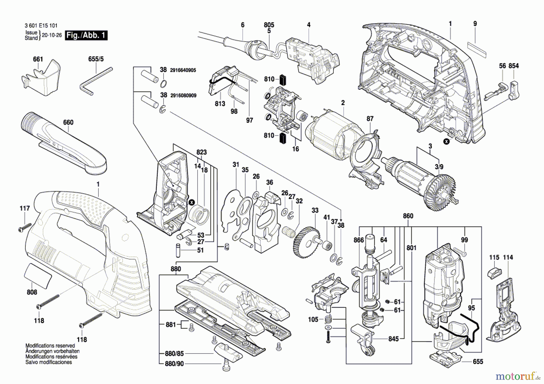  Bosch Werkzeug Pendelstichsäge GST 1400 BCE Seite 1