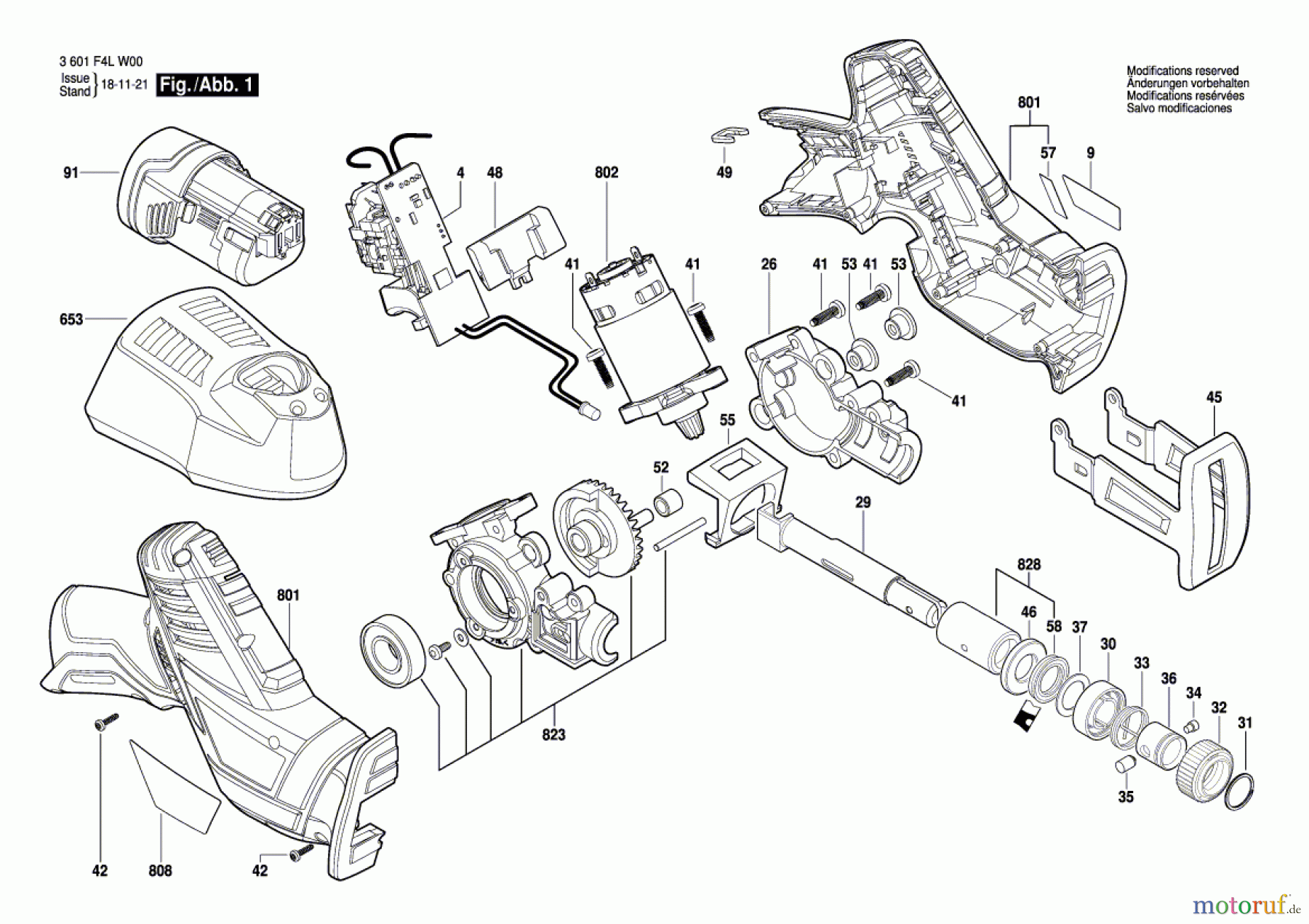  Bosch Akku Werkzeug Akku-Säbelsäge SBS 10-A Seite 1