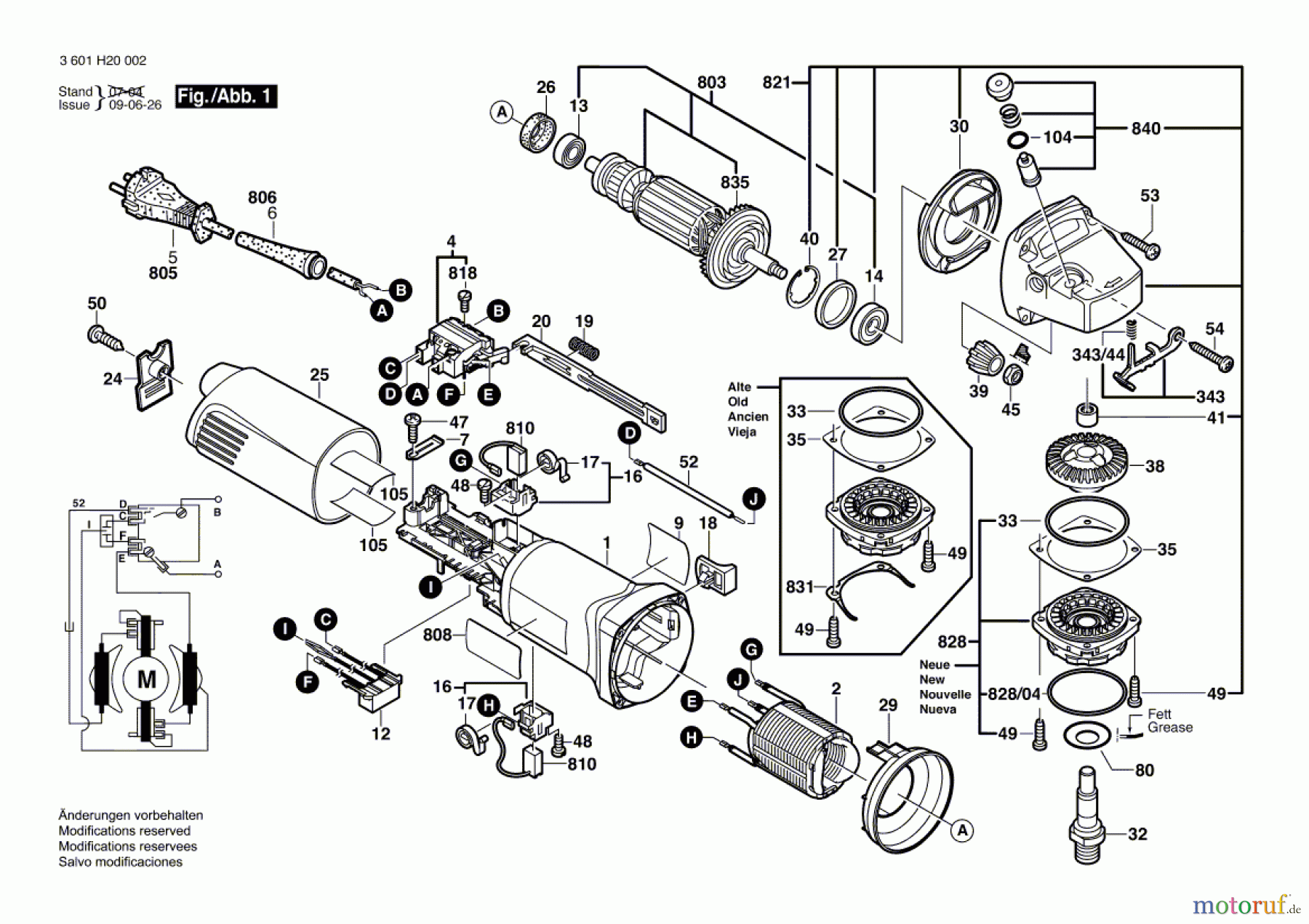  Bosch Werkzeug Winkelschleifer BTI-WKS Seite 1