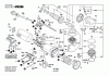 Bosch Winkelschleifer GWS 11-125 CI Listas de piezas de repuesto y dibujos Seite 1