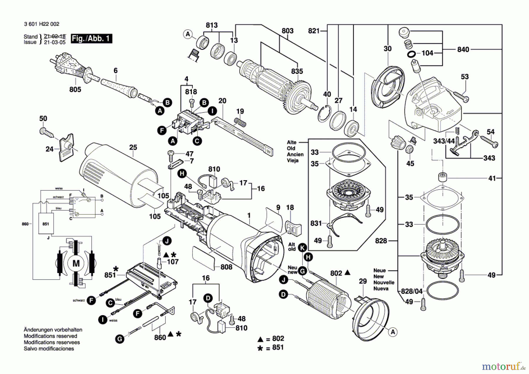  Bosch Werkzeug Winkelschleifer BAG 125-1 Seite 1