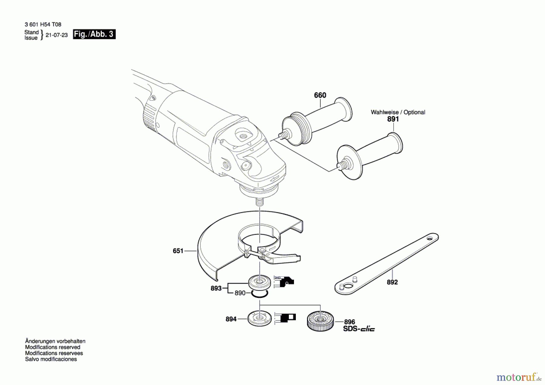  Bosch Werkzeug Winkelschleifer WKS 230 E Seite 3