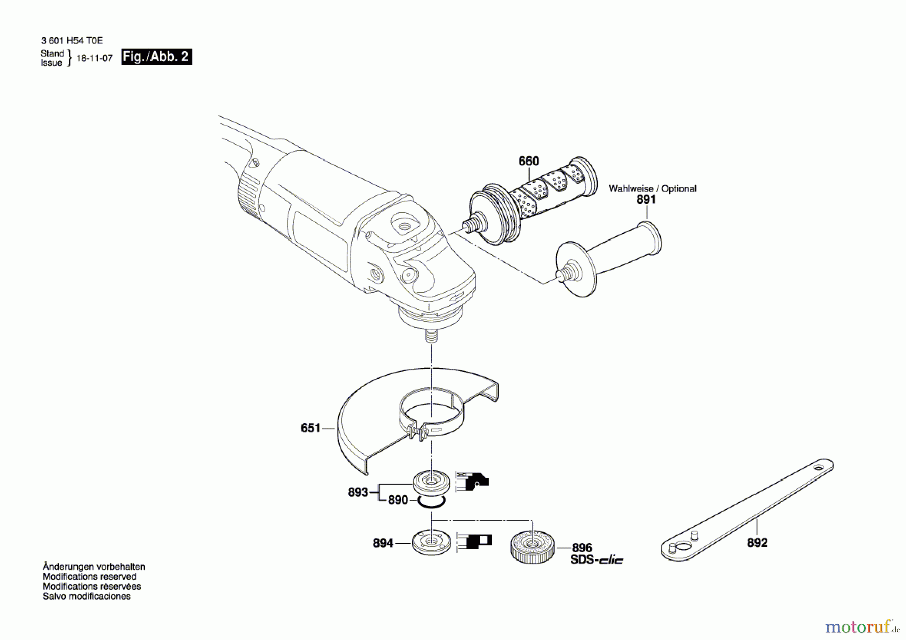  Bosch Werkzeug Winkelschleifer WKS 230 E Seite 2