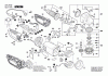 Bosch Winkelschleifer GWS 26-230 JBV Listas de piezas de repuesto y dibujos Seite 1