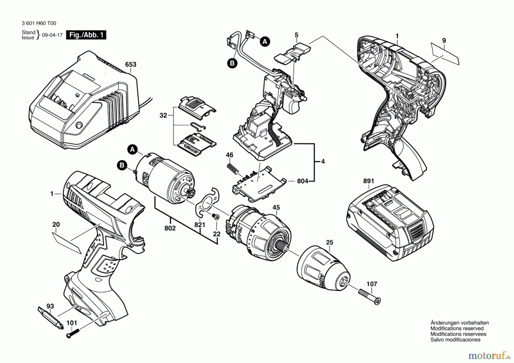  Bosch Akku Werkzeug Akku-Bohrschrauber SDI 185 LI Seite 1