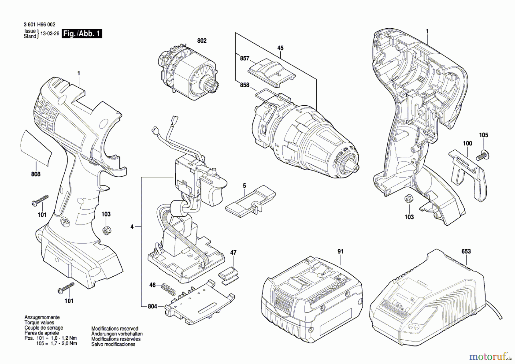  Bosch Akku Werkzeug Akku-Bohrschrauber BS 14-A COMPACT Seite 1