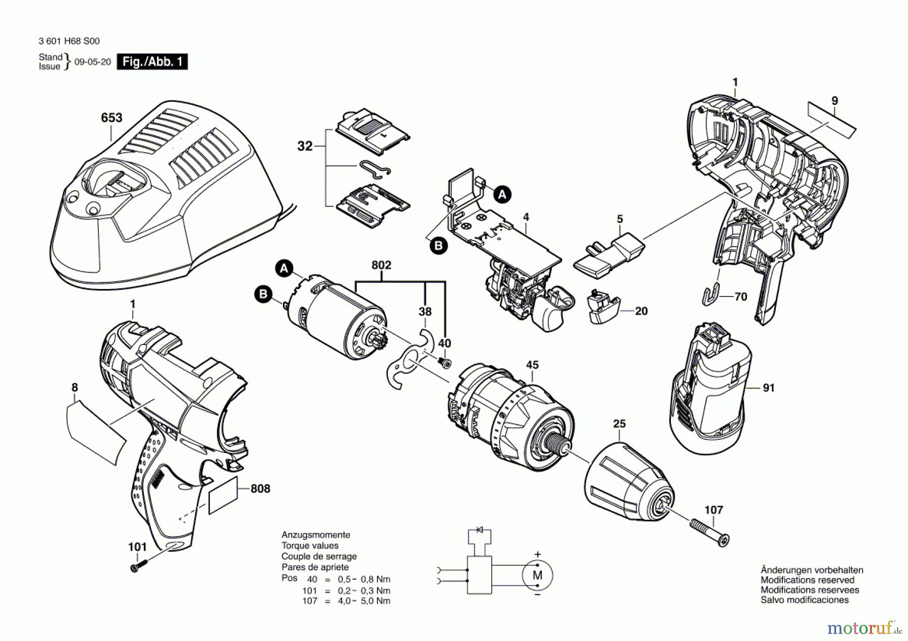  Bosch Akku Werkzeug Akku-Bohrmaschine SDI 110 LI Seite 1