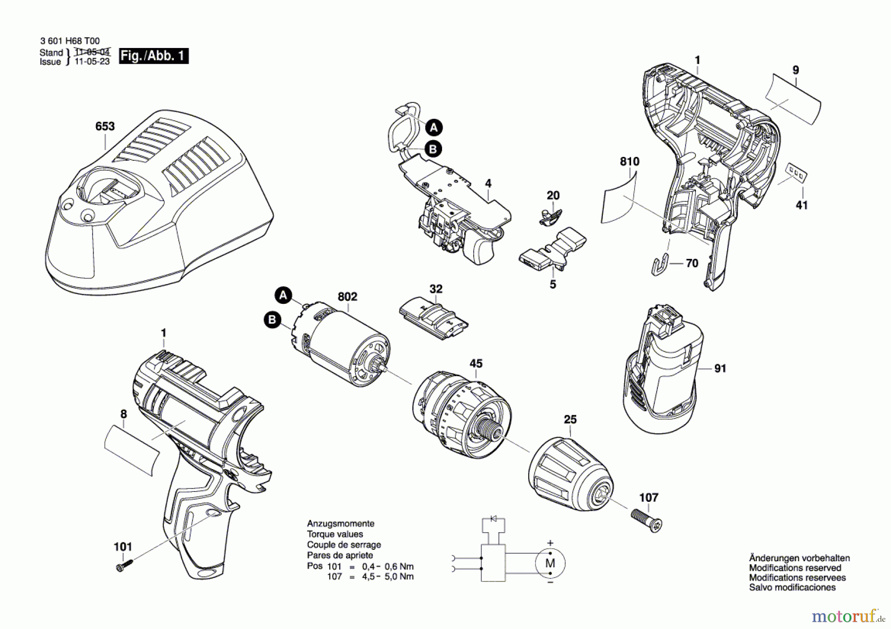  Bosch Akku Werkzeug Gw-Akku-Schrauber SDI 115 Seite 1