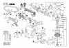 Bosch Winkelschleifer GWS 24-230 JH Listas de piezas de repuesto y dibujos Seite 1