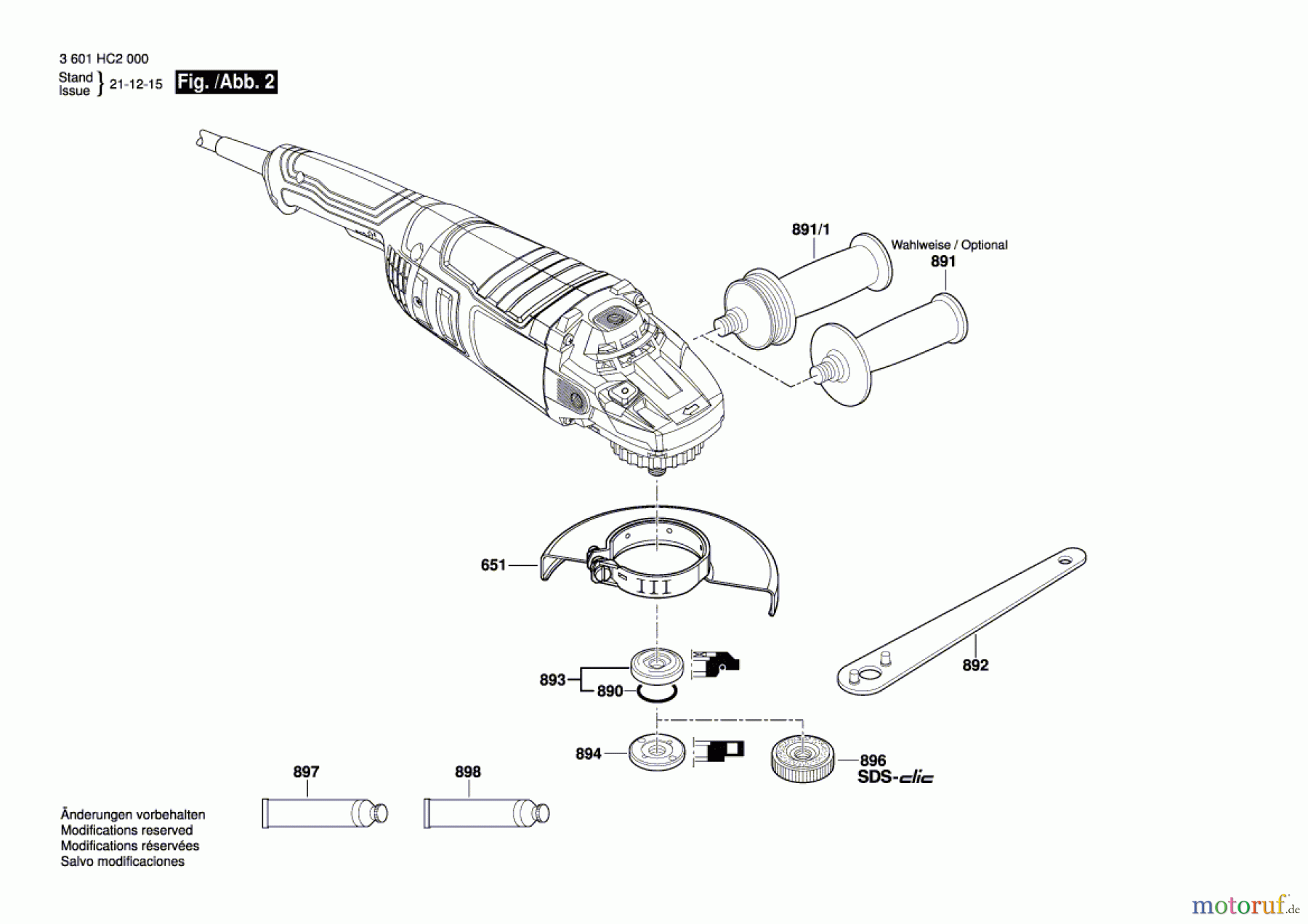  Bosch Werkzeug Winkelschleifer GWS 24-180P Seite 2