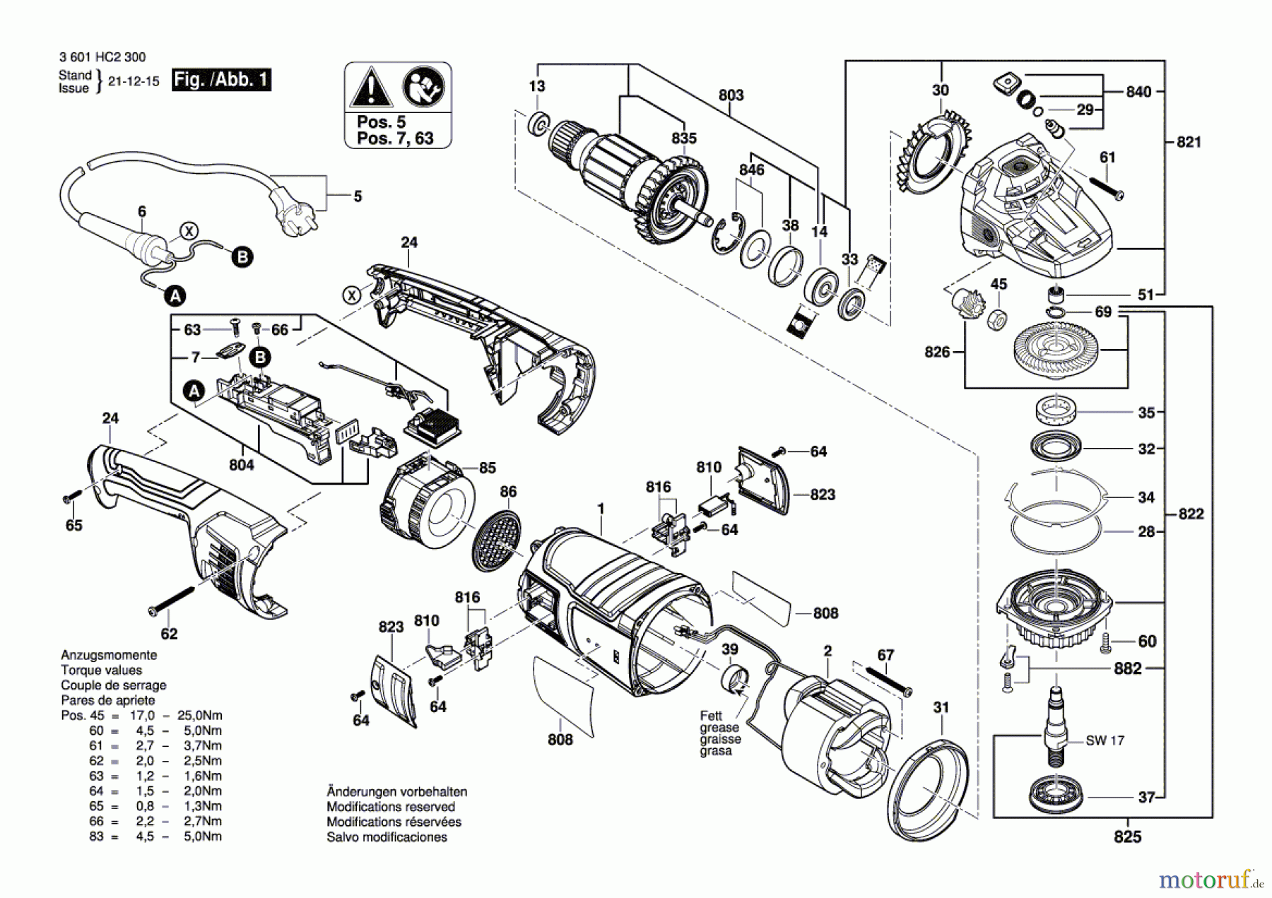  Bosch Werkzeug Winkelschleifer GWS 24-230 JZ Seite 1