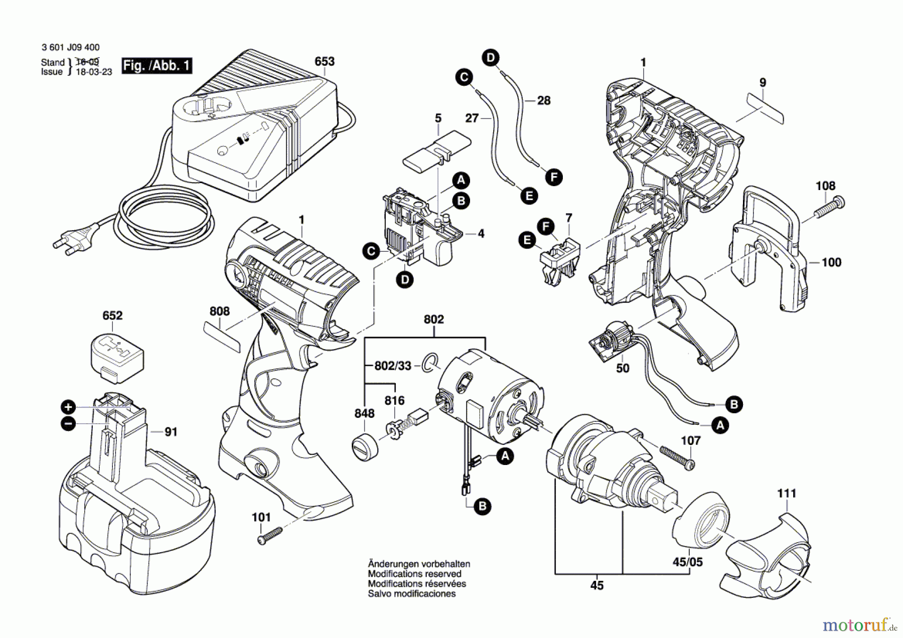  Bosch Werkzeug Schlagschrauber GDS 14,4 V Seite 1