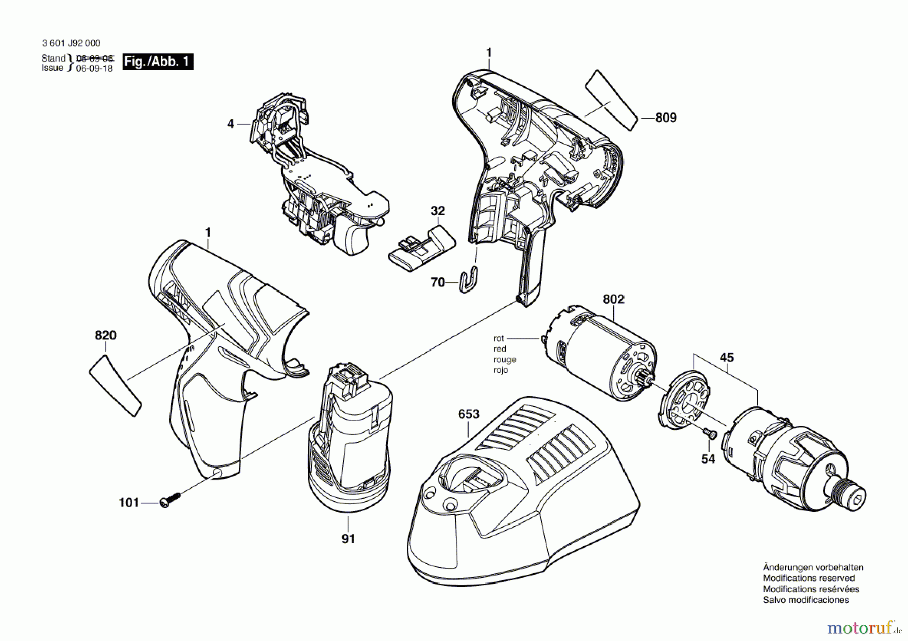  Bosch Akku Werkzeug Akku-Schrauber GSR 10,8 V-LI Seite 1