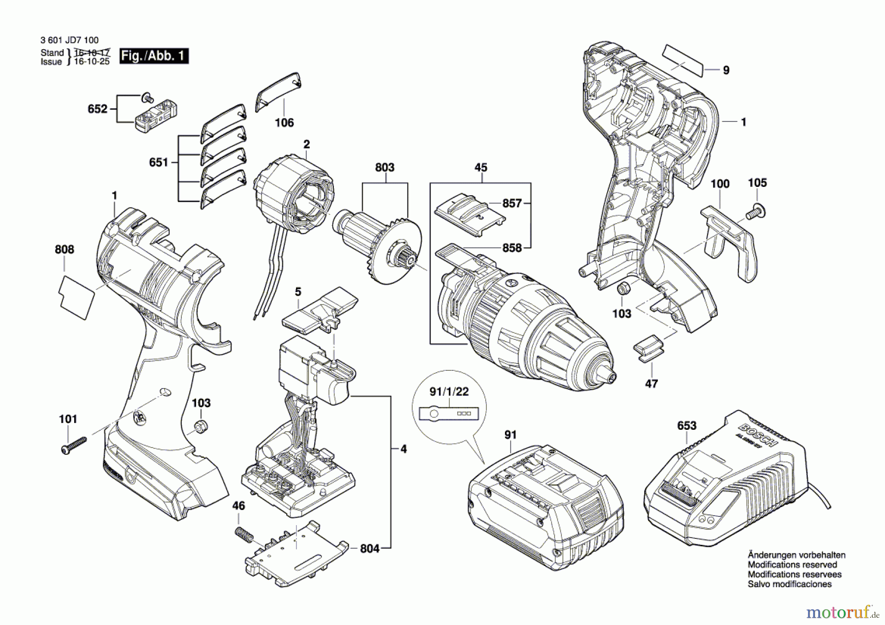  Bosch Akku Werkzeug Akku-Schlagbohrschrauber GSB 18 V-EC Seite 1