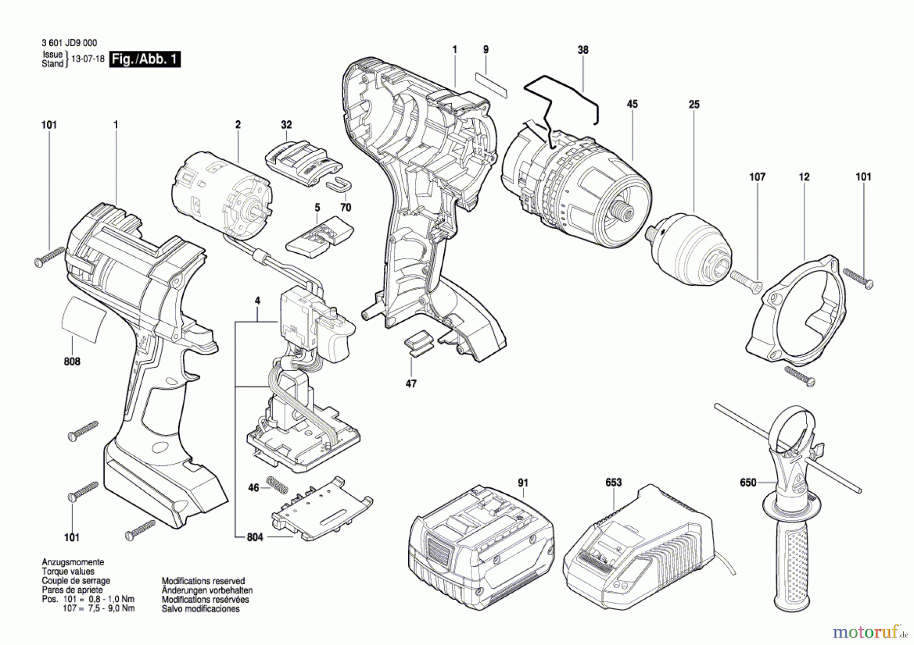  Bosch Akku Werkzeug Akku-Bohrschrauber GSR 14,4 VE-2-LI Seite 1