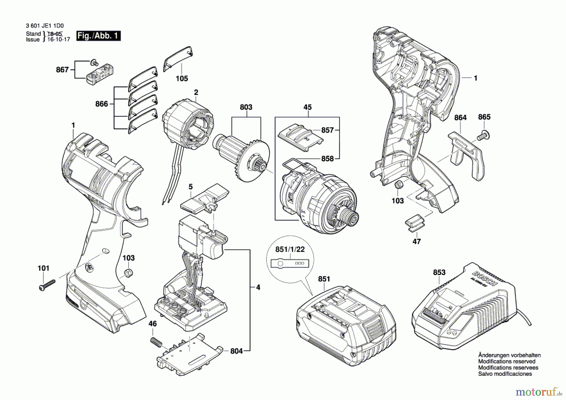  Bosch Akku Werkzeug Akku-Bohrschrauber GSR 18 V-EC FC2 Seite 1