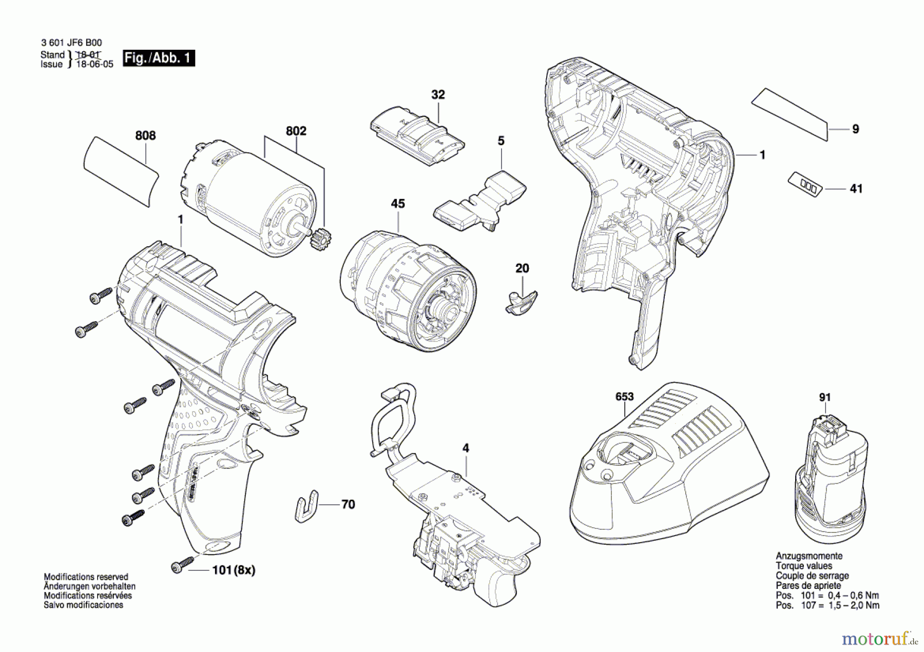  Bosch Akku Werkzeug Akku-Bohrschrauber A-FC 12V Seite 1