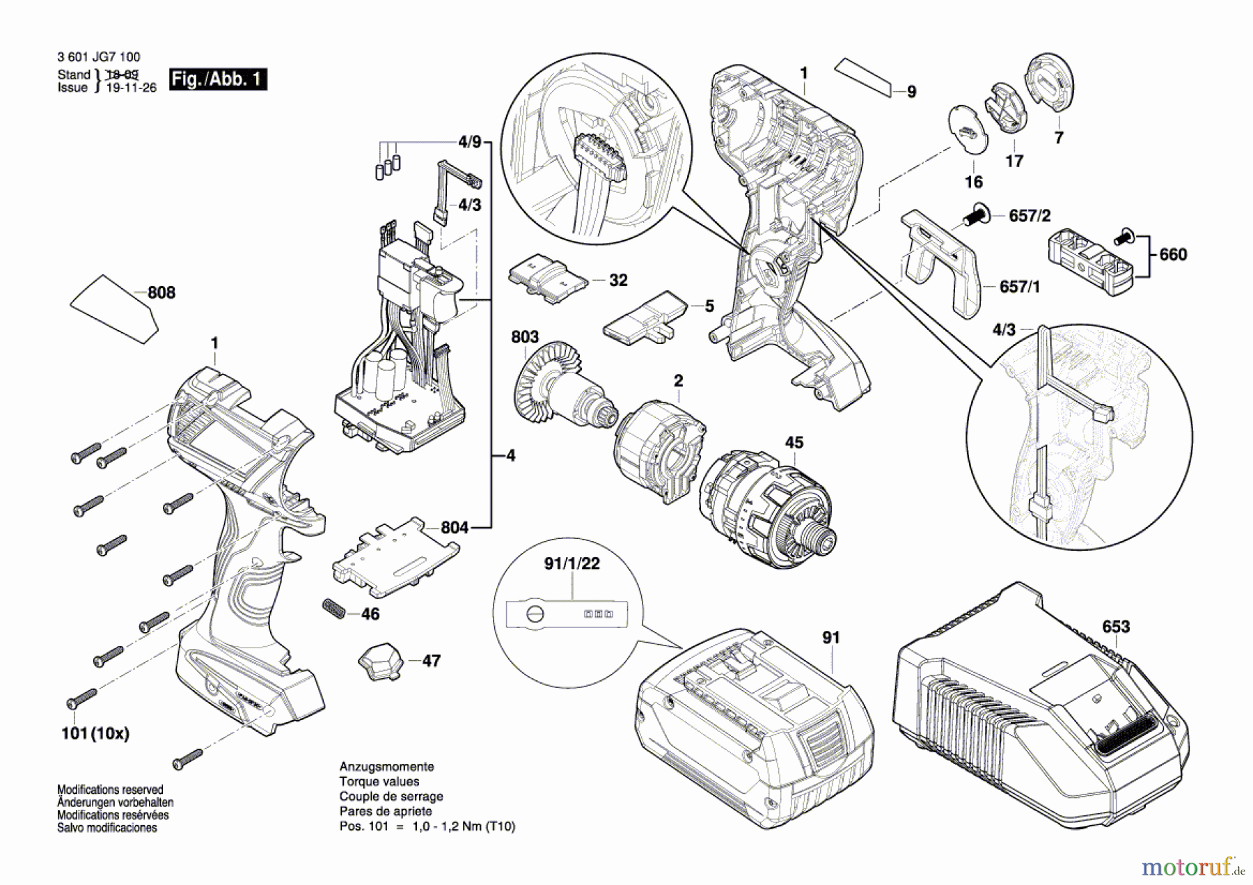  Bosch Akku Werkzeug Akku-Bohrschrauber GSR 18V-60 FC Seite 1