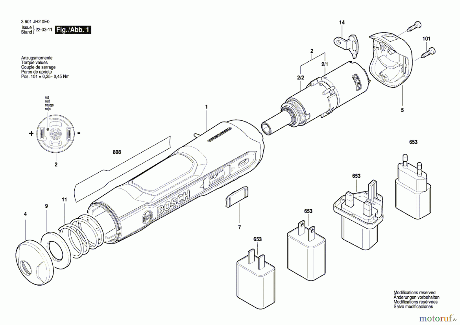  Bosch Akku Werkzeug Akku-Bohrschrauber Bosch GO Seite 1