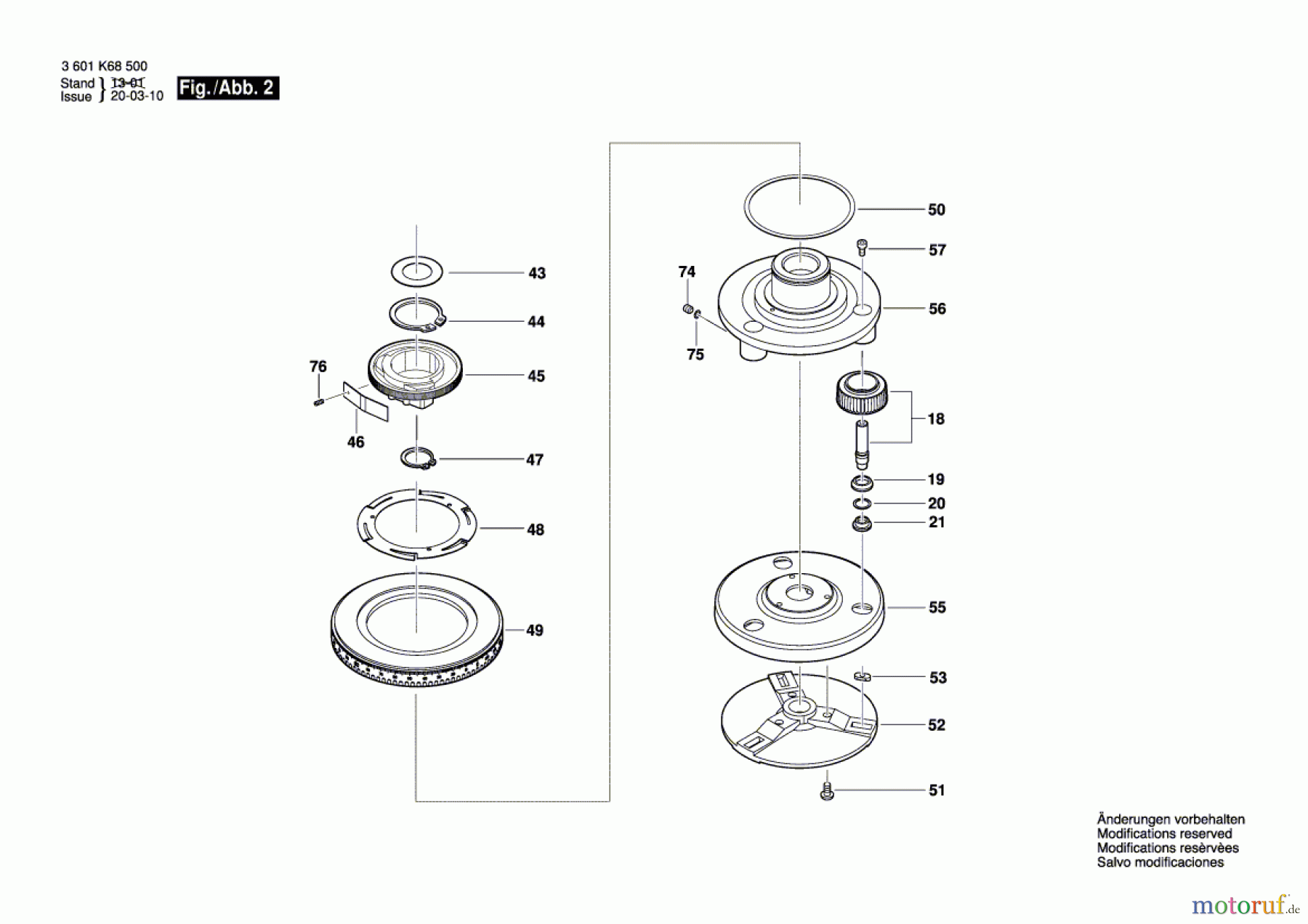  Bosch Werkzeug Optisches Nivelliergerät GOL 32 D Seite 2