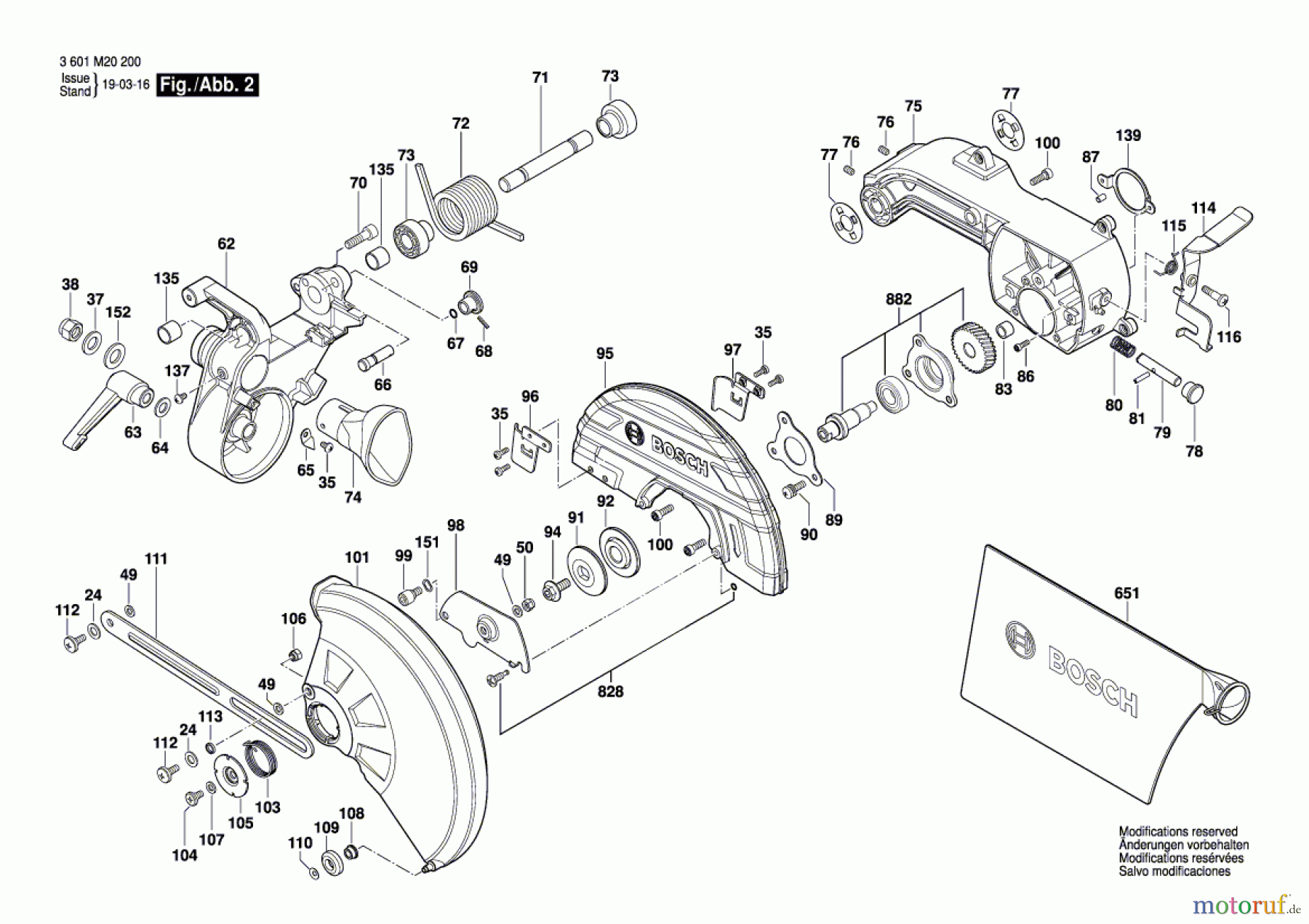  Bosch Werkzeug Kapp-/Gehrungssäge GCM 10 J Seite 2