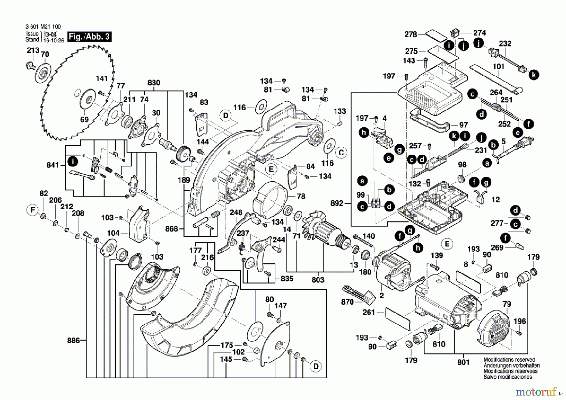  Bosch Werkzeug Kapp-/Gehrungssäge GCM 12 JL Seite 3