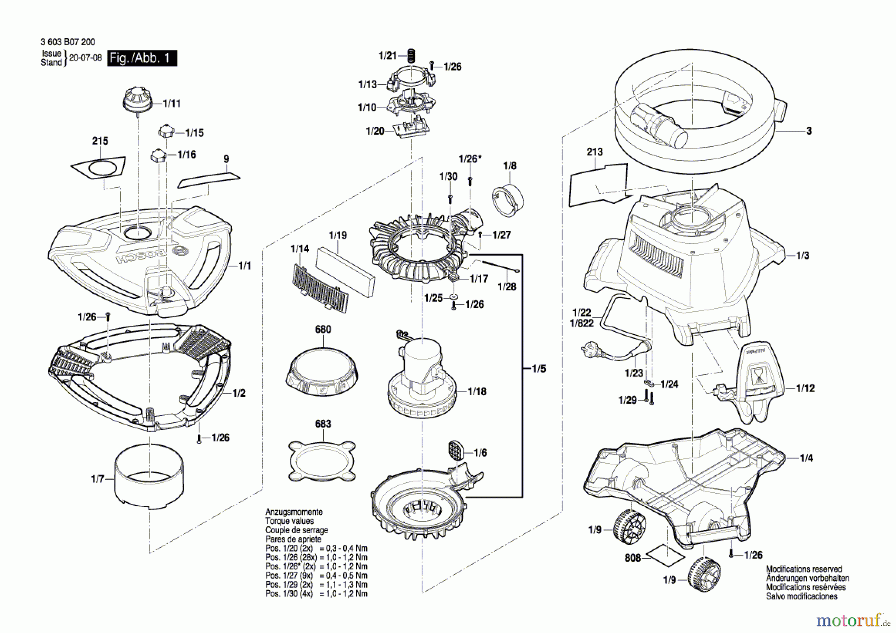  Bosch Wassertechnik Sprühpistole PFS 5000 E Seite 1