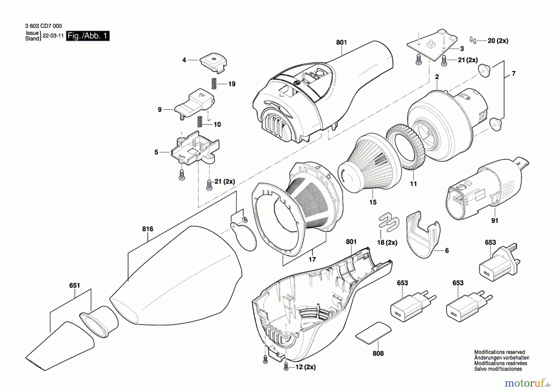  Bosch Akku Werkzeug Akku-Sauger YOUseries Vac Seite 1