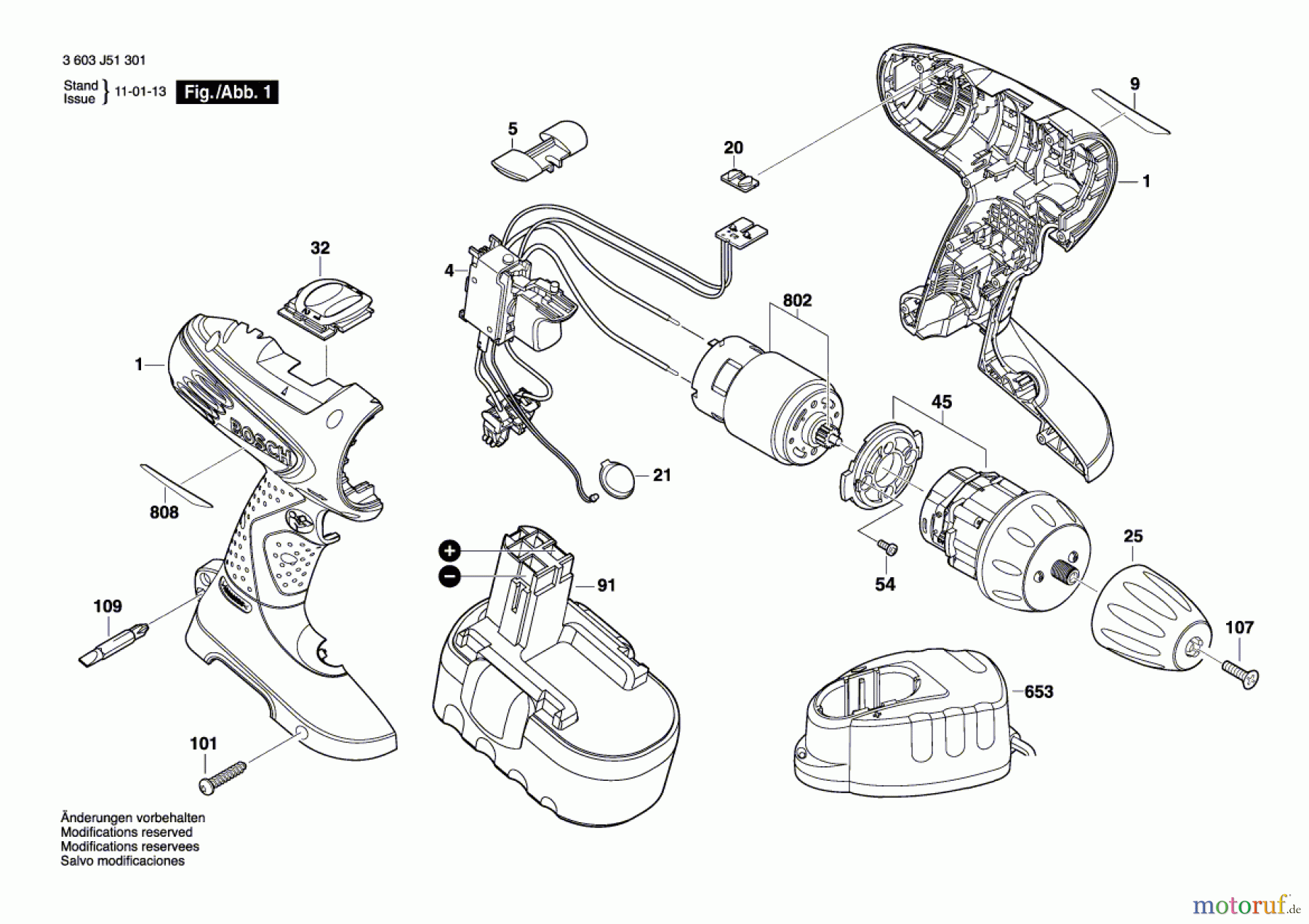  Bosch Akku Werkzeug Akku-Schrauber PSR 18-2 Seite 1