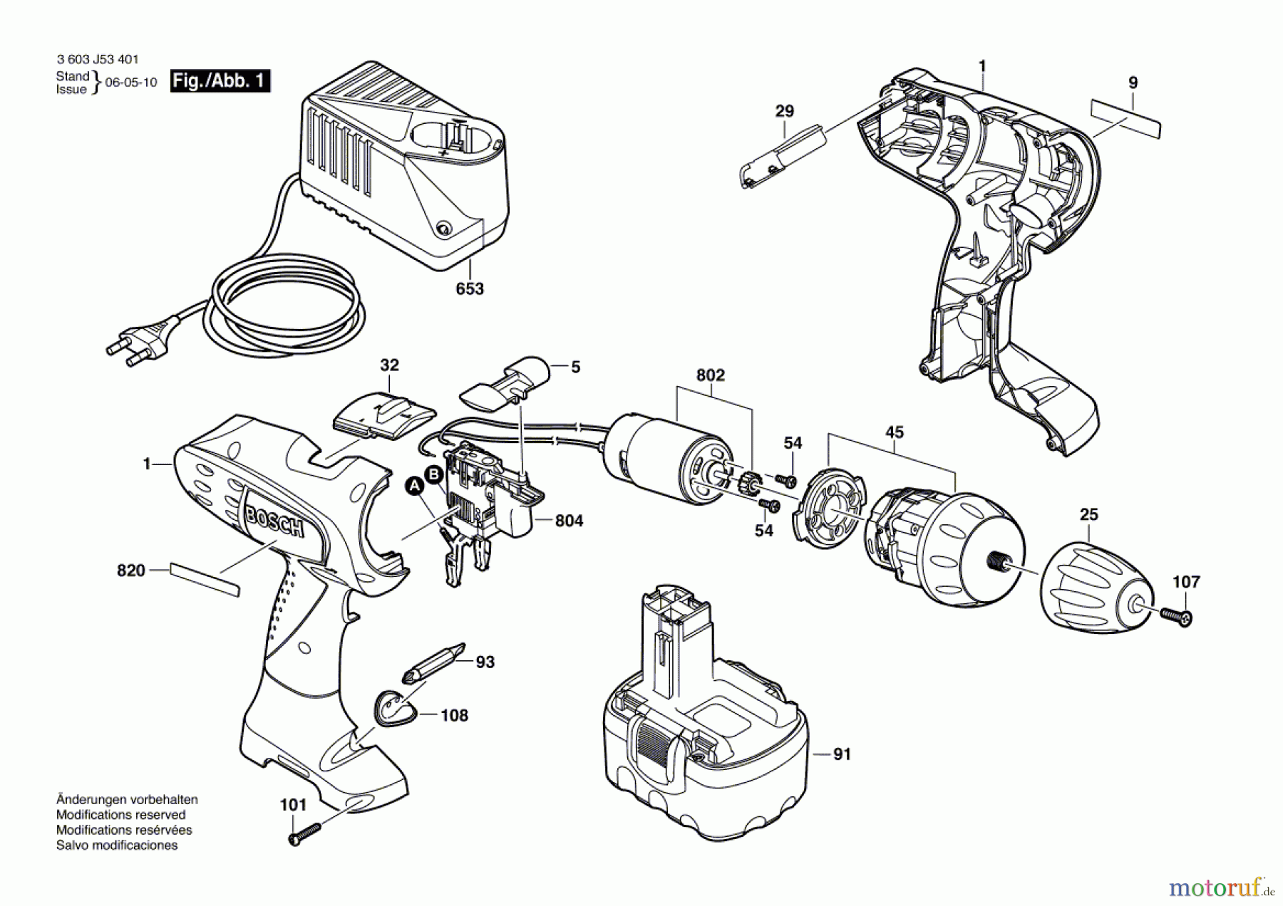  Bosch Akku Werkzeug Akku-Schrauber PSR 14,4 V Seite 1