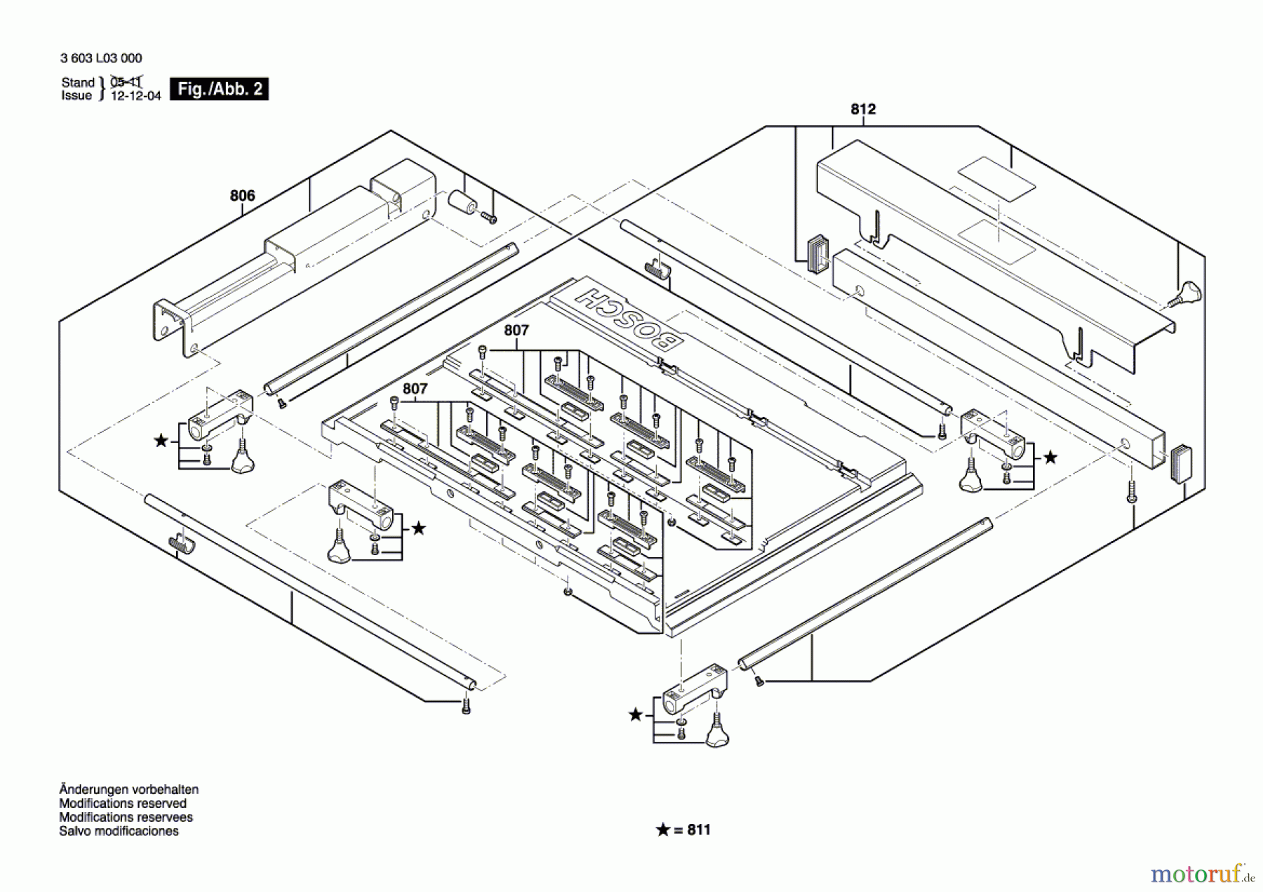  Bosch Werkzeug Tischkreissäge PTS 10 Seite 2