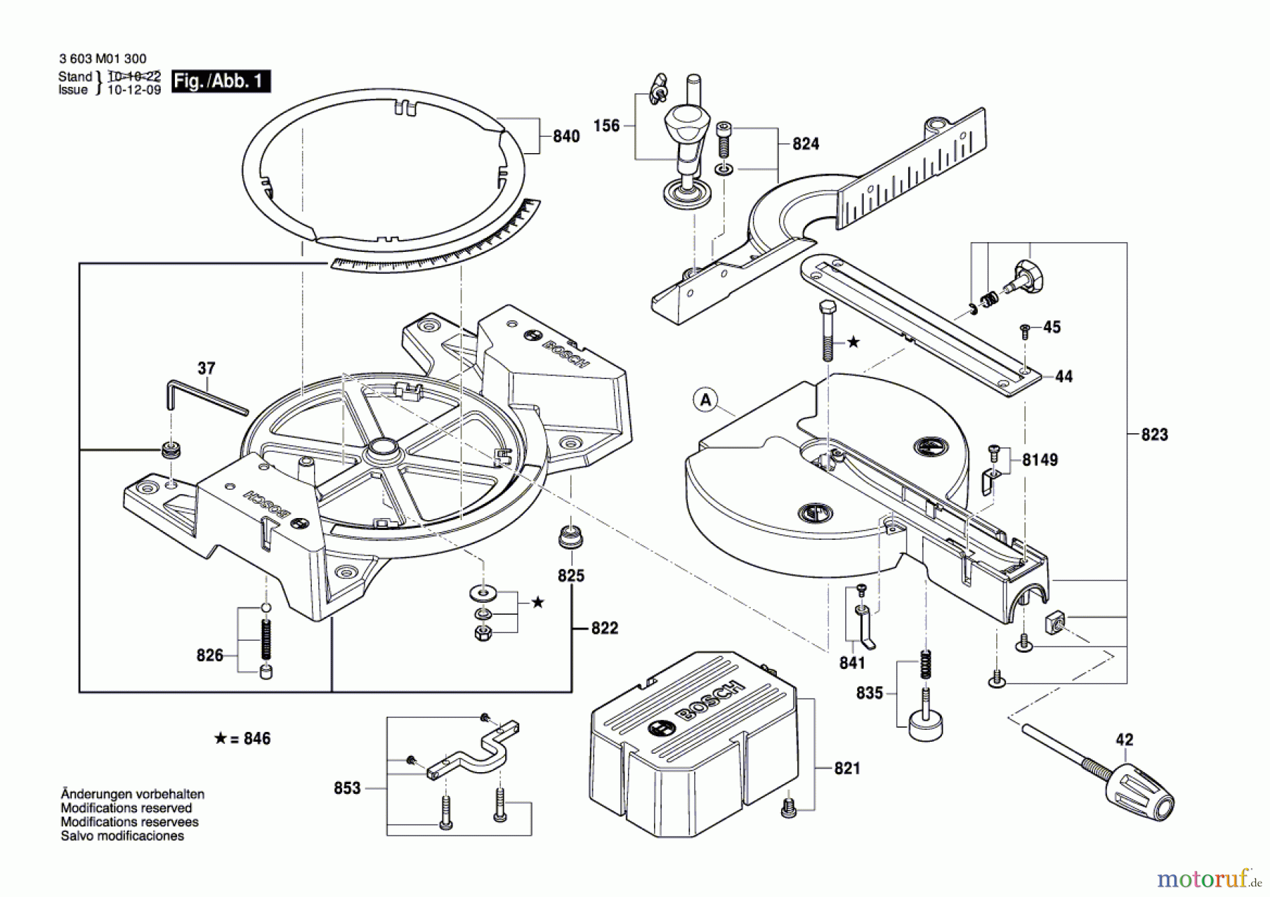  Bosch Werkzeug Kapp-/Gehrungssäge PCM 7S Seite 1