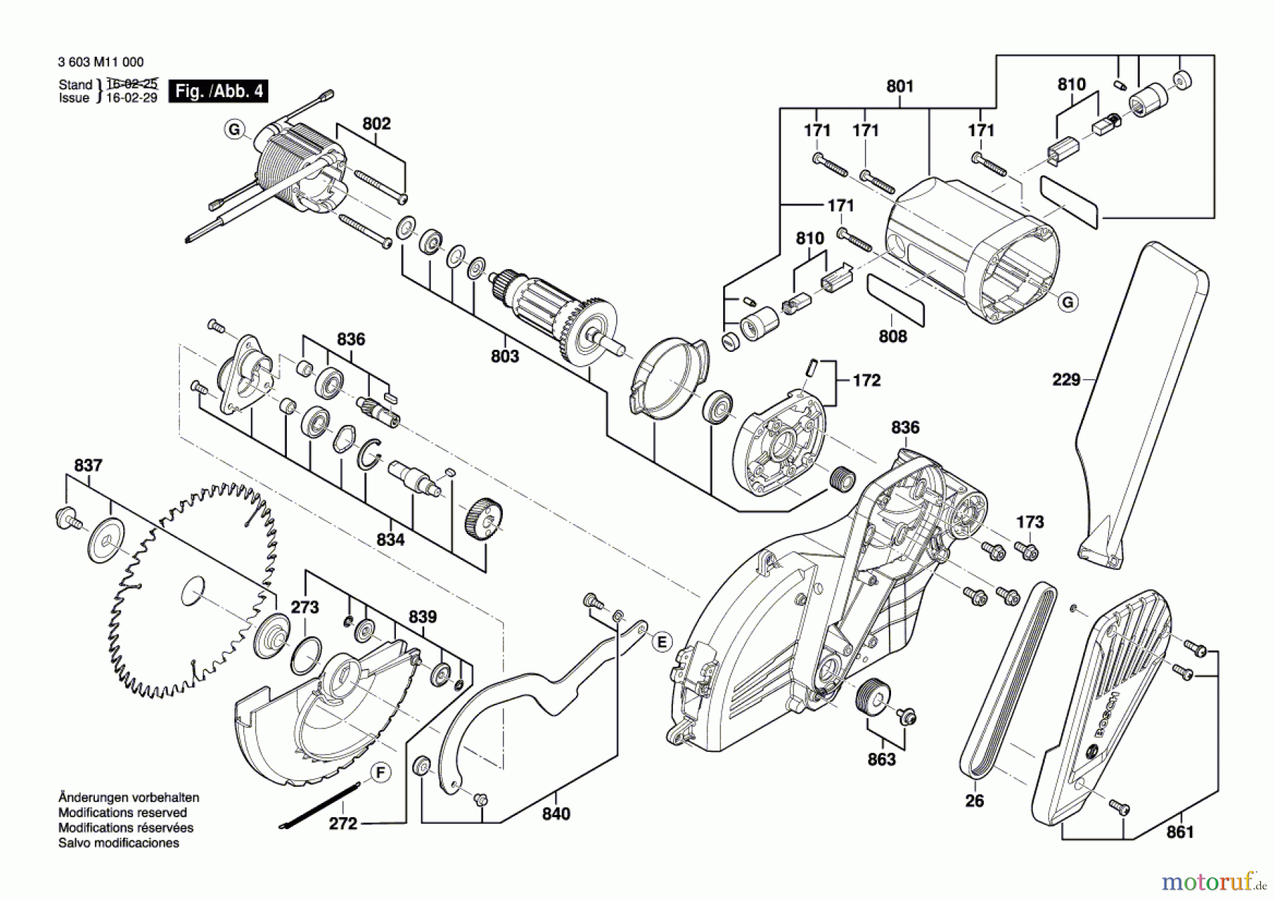  Bosch Werkzeug Kapp-/Gehrungssäge PCM 8 SD Seite 4