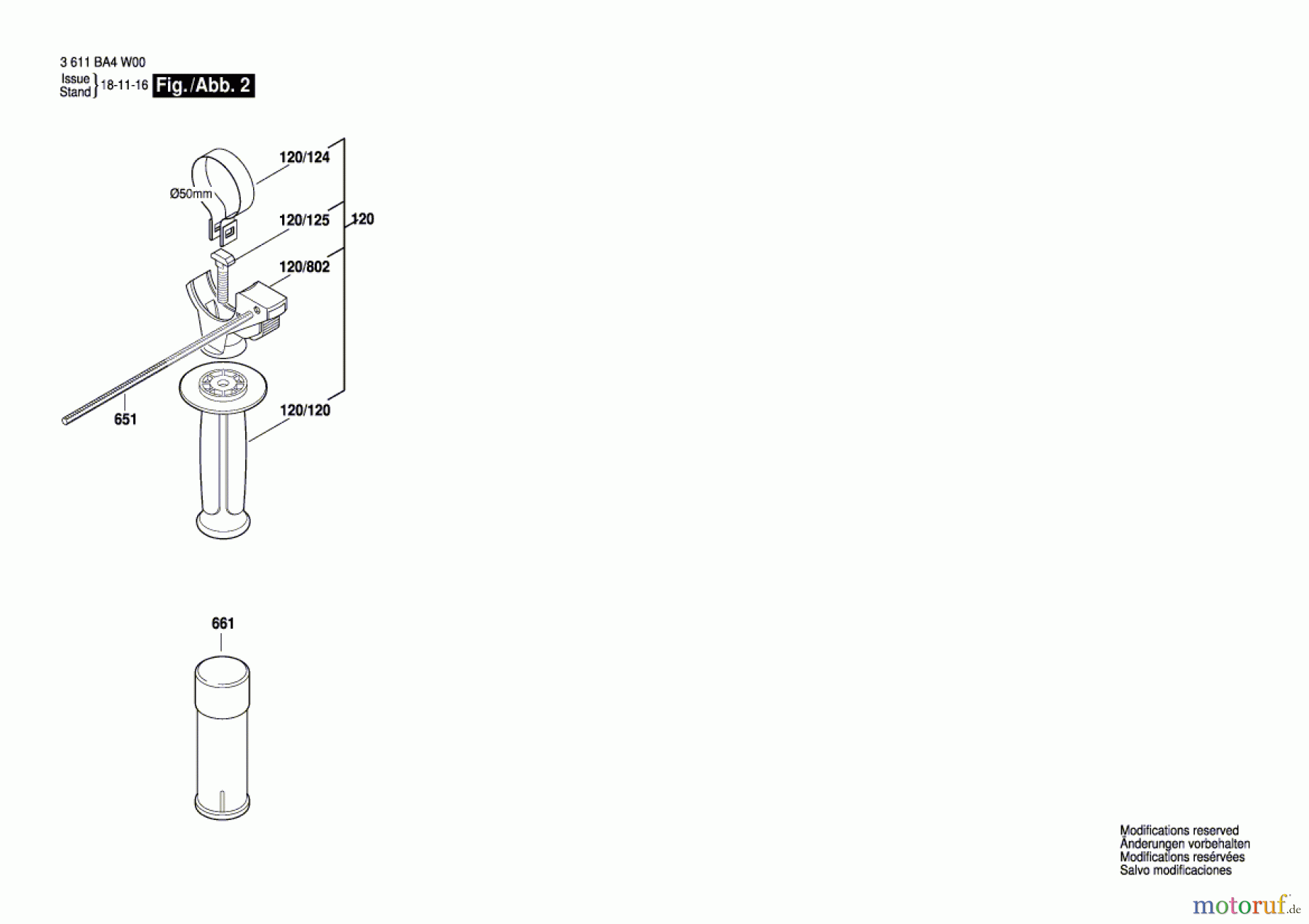  Bosch Werkzeug Bohrhammer 2 Kg H26-MLS Seite 2