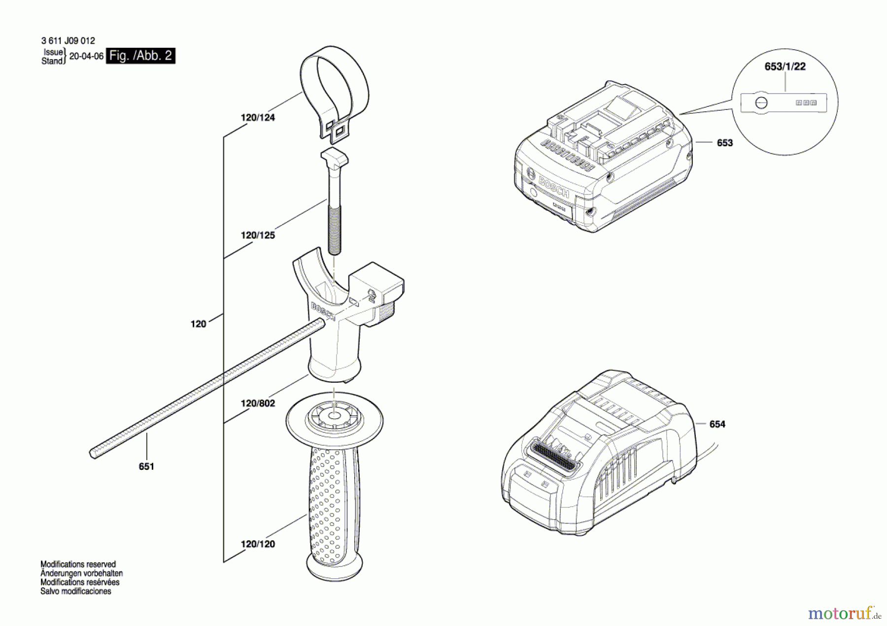  Bosch Akku Werkzeug Akku-Bohrhammer GBH 18V-26 Seite 2