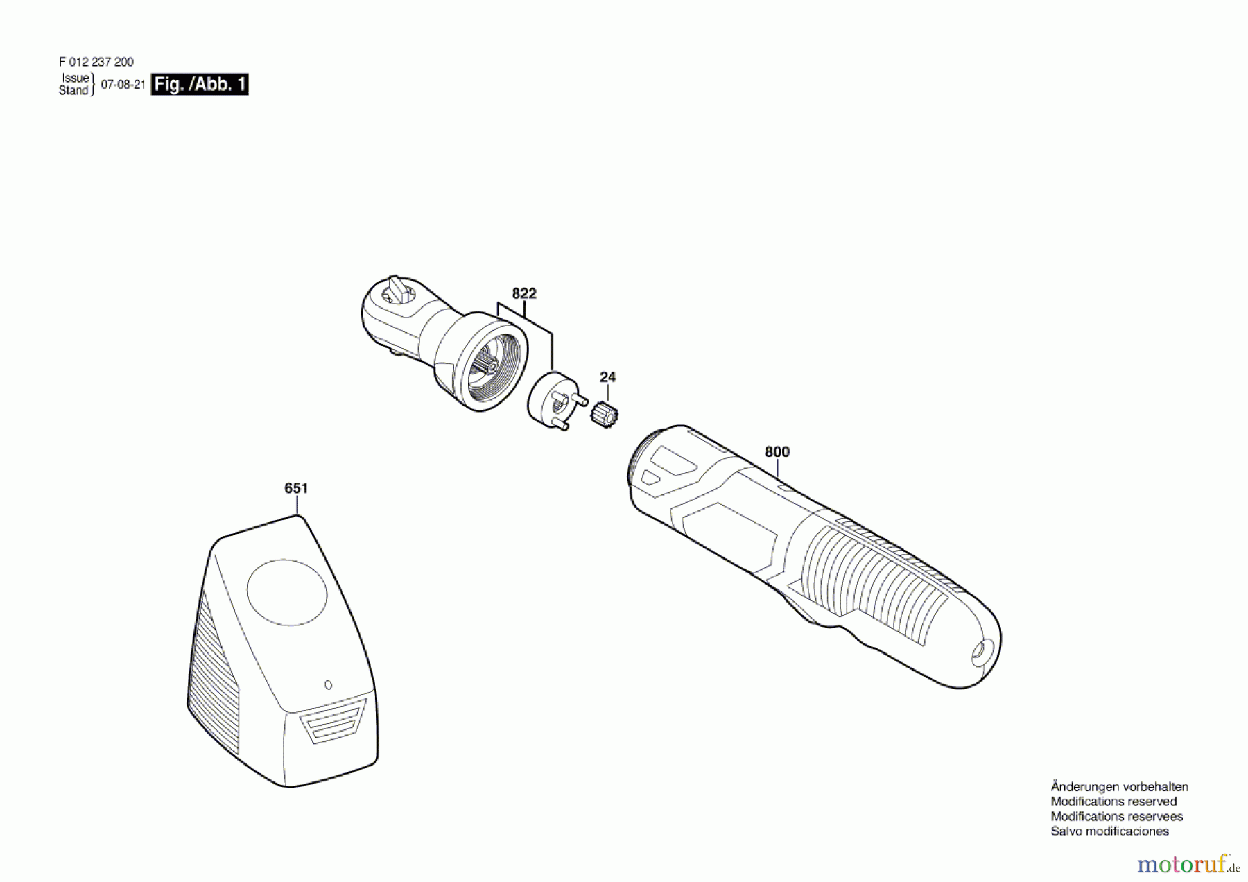  Bosch Akku Werkzeug Akku-Bohrschrauber 2572 Seite 1