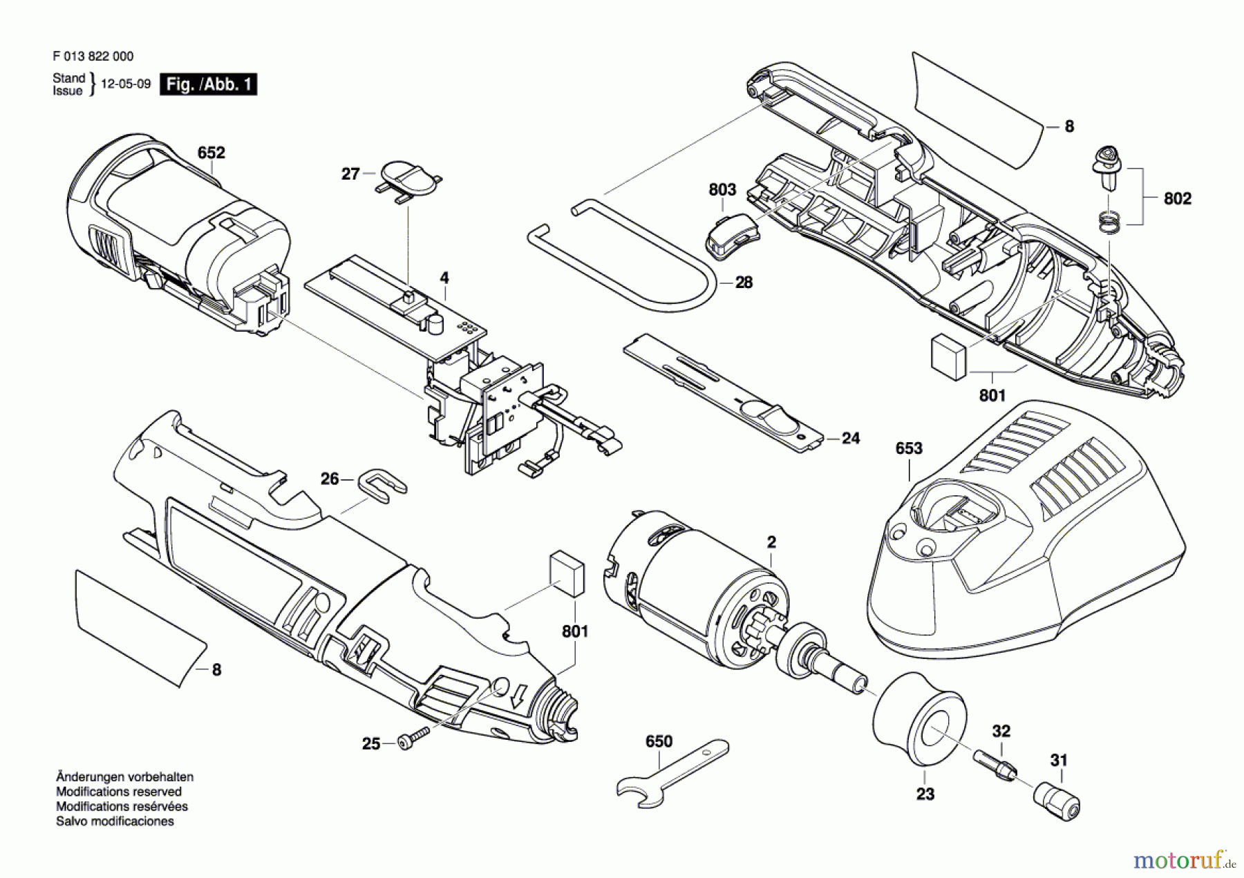  Bosch Werkzeug Drehwerkzeug 8220 Seite 1