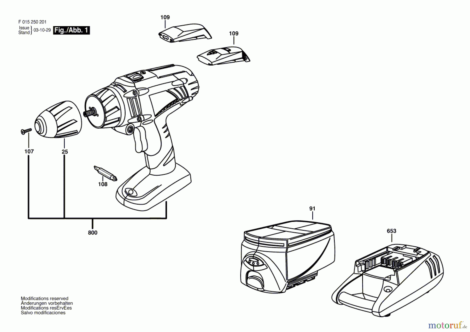  Bosch Akku Werkzeug Akku-Schrauber 2702 Seite 1