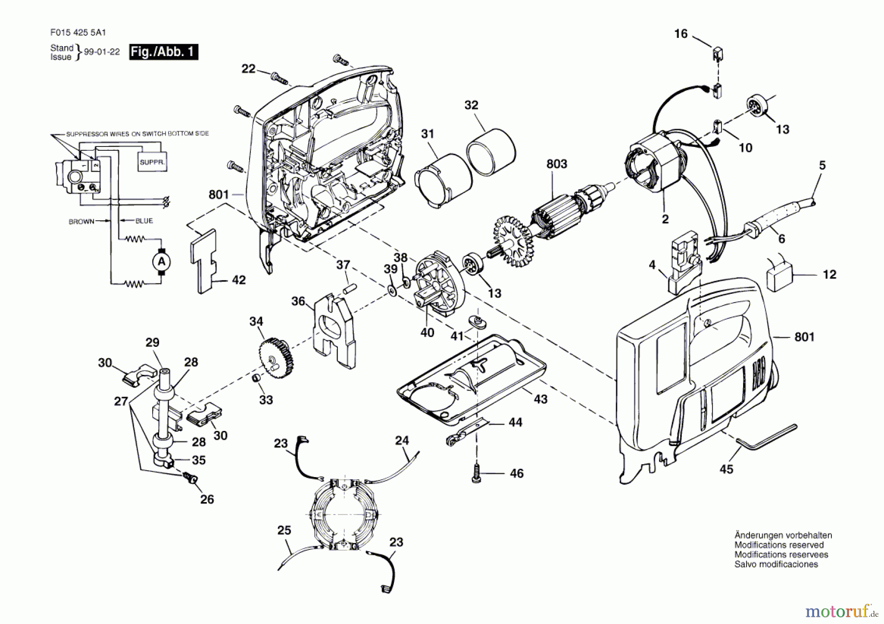  Bosch Werkzeug Stichsäge 4255 H1 Seite 1