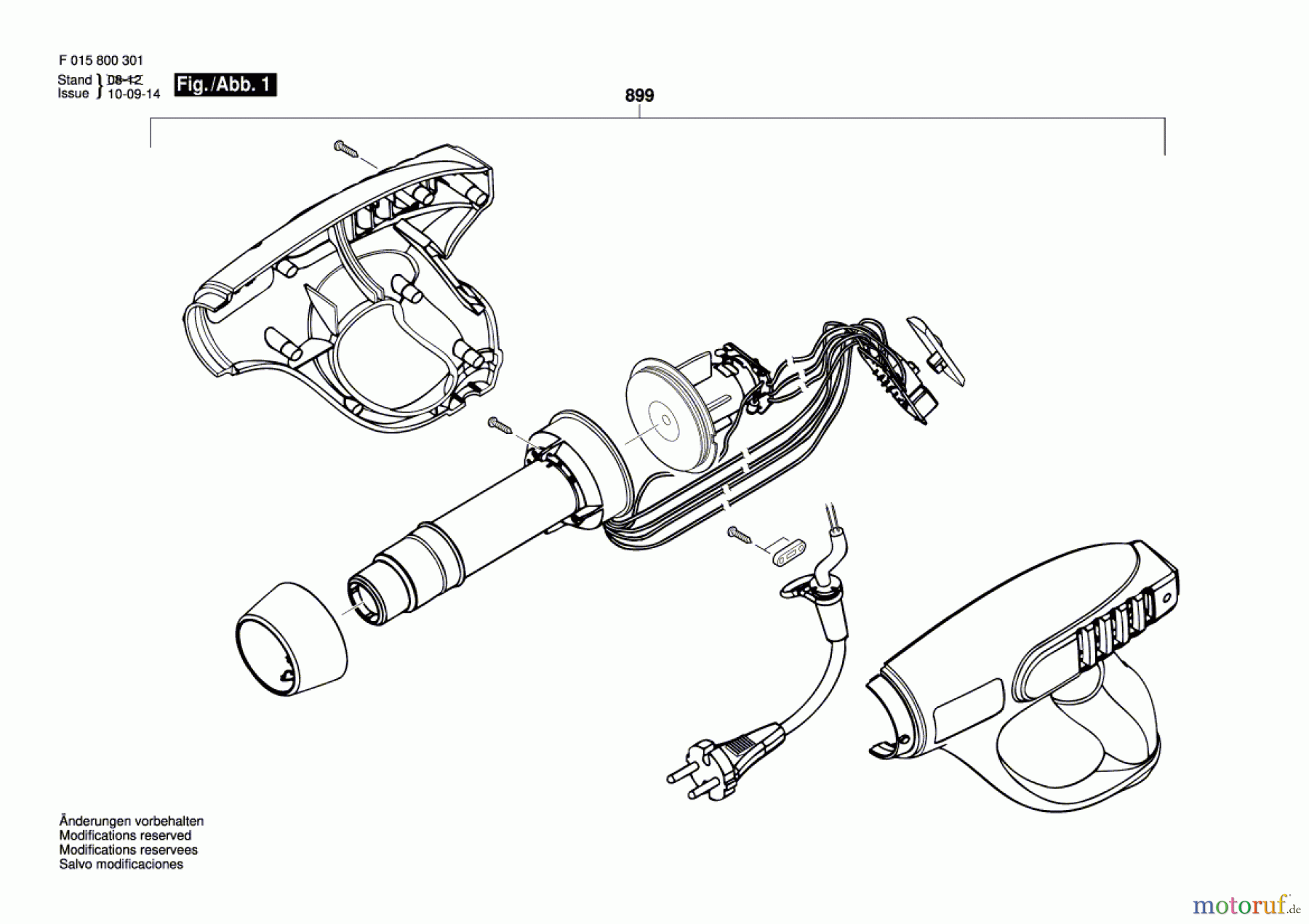  Bosch Werkzeug Heissluftgebläse 8003 Seite 1