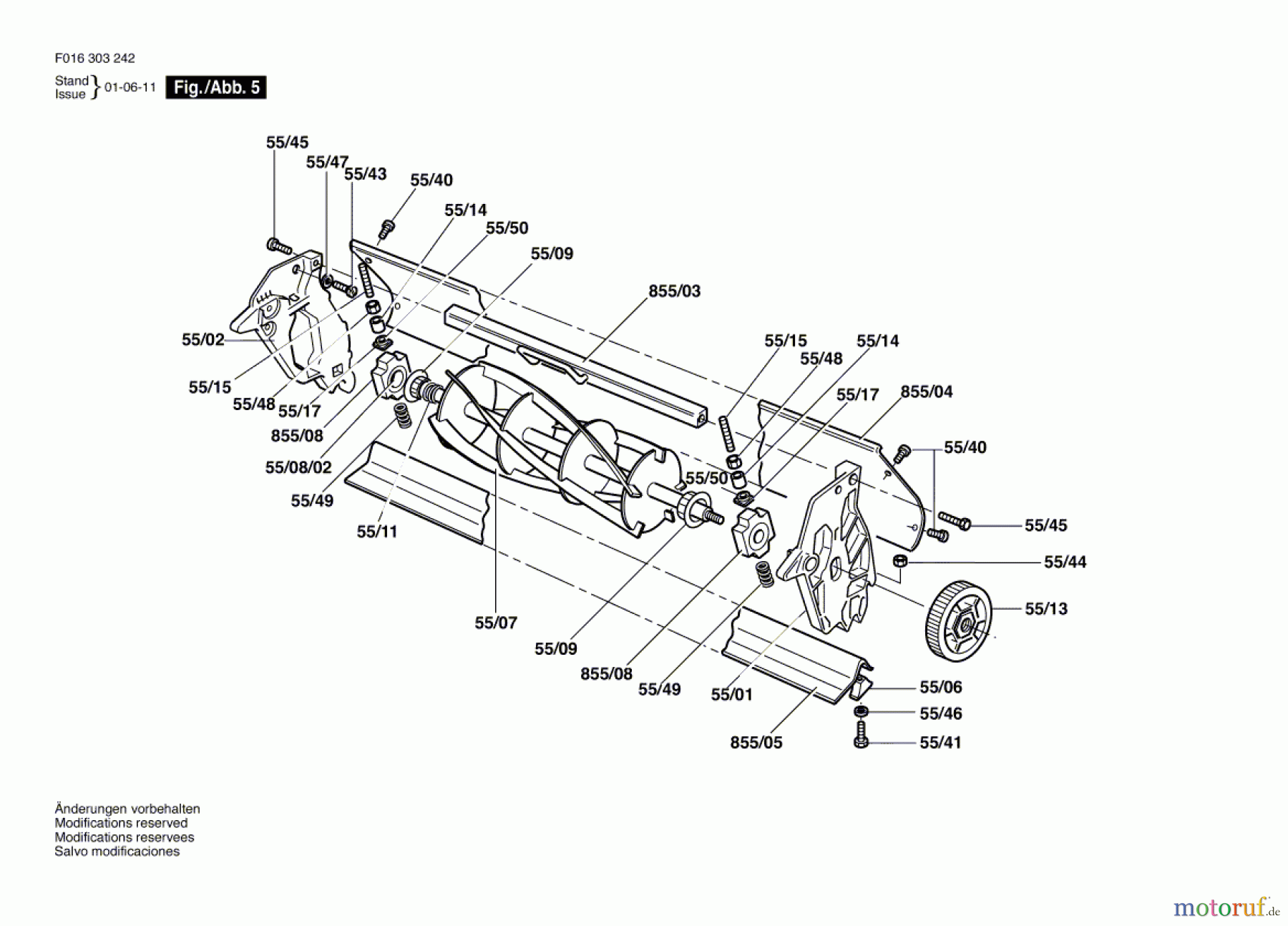  Bosch Gartengeräte Rasenmäher P14S Seite 5