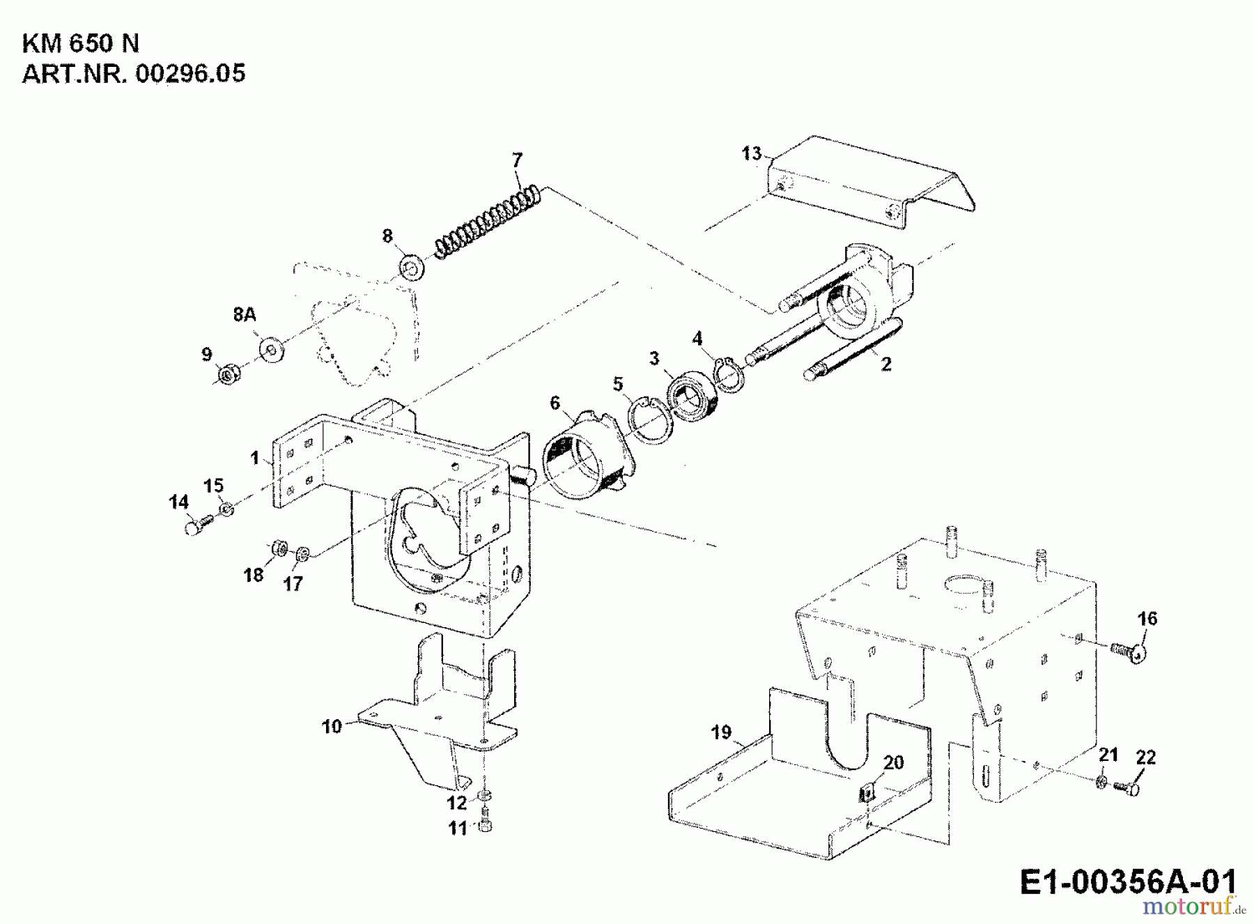  MTD Accessories Accessories multi purpose two wheel tractor Front sweeper KM 650 N for 550-750 00296.05  (1992) Adapter