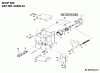 MTD Accessories Snow thrower SCHF 650 for 550-750 02506.03 (1995) Listas de piezas de repuesto y dibujos Cardan shaft, Support