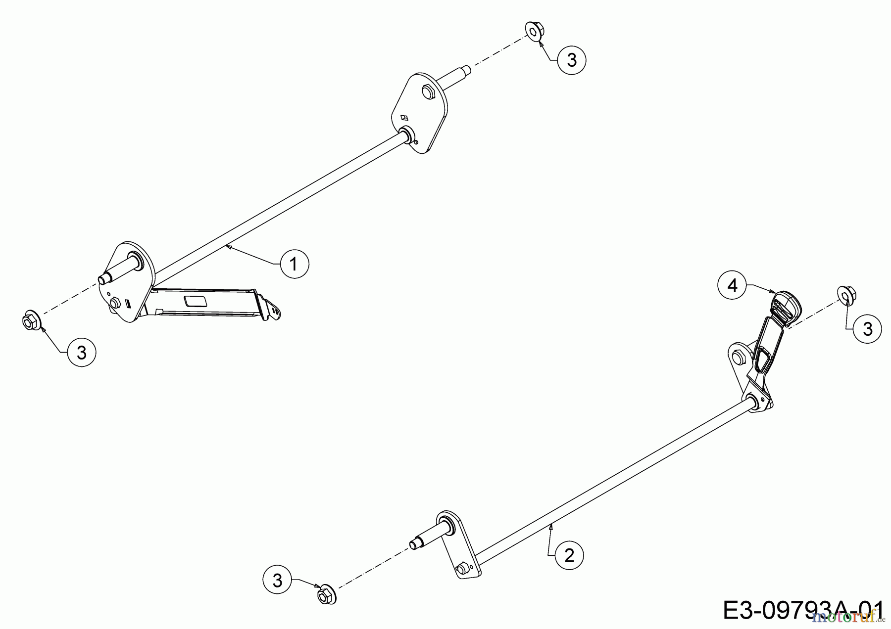  Cub Cadet Petrol mower SC 100 HW 11A-B9M5710  (2018) Axles, Height adjustment