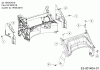 Cub Cadet LM1 AP42 11A-LQSJ603 (2018) Listas de piezas de repuesto y dibujos Rear baffle, Handle bracket from 04/19/2018